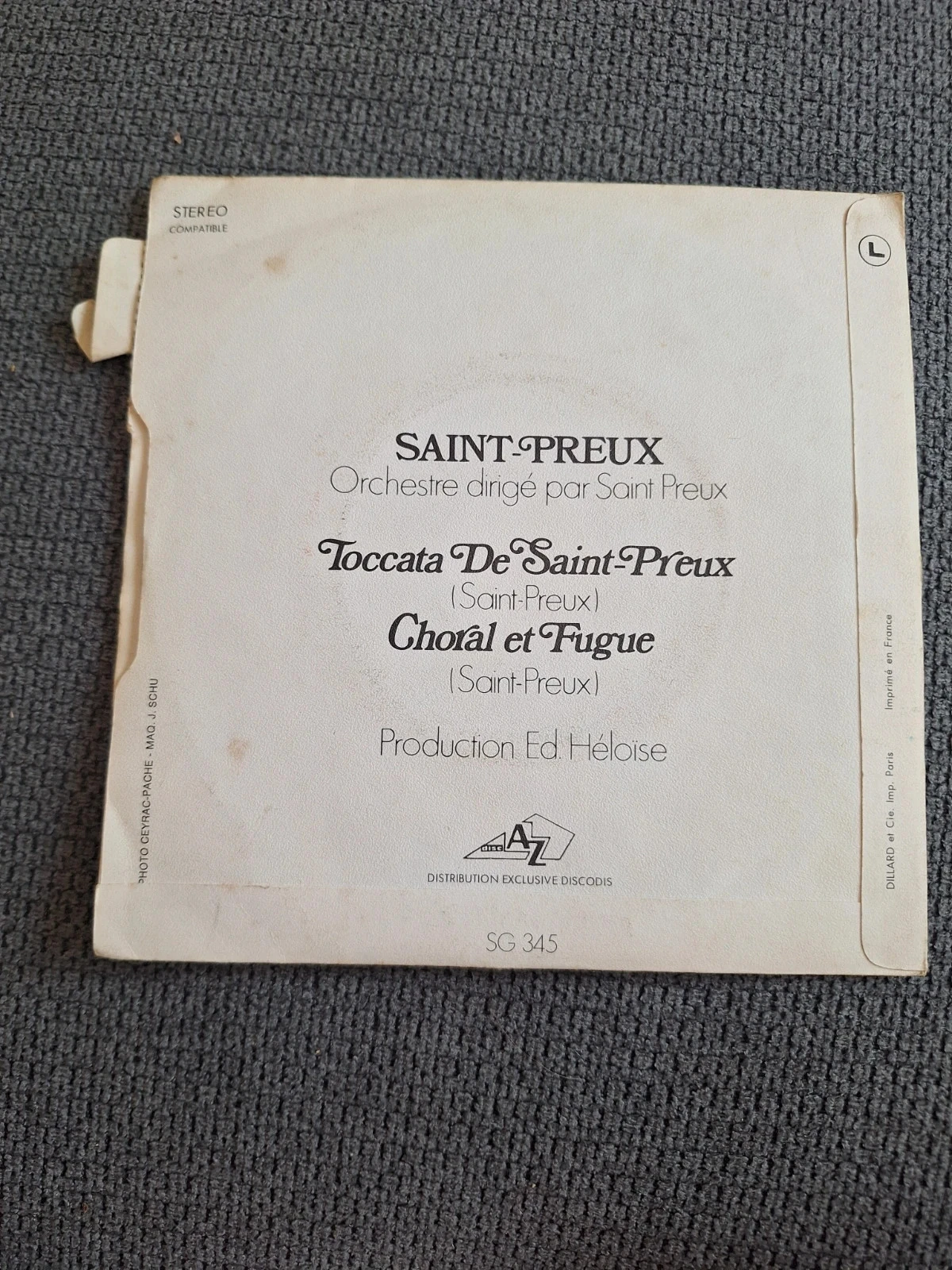 Vinyle saint prieux – photo 2